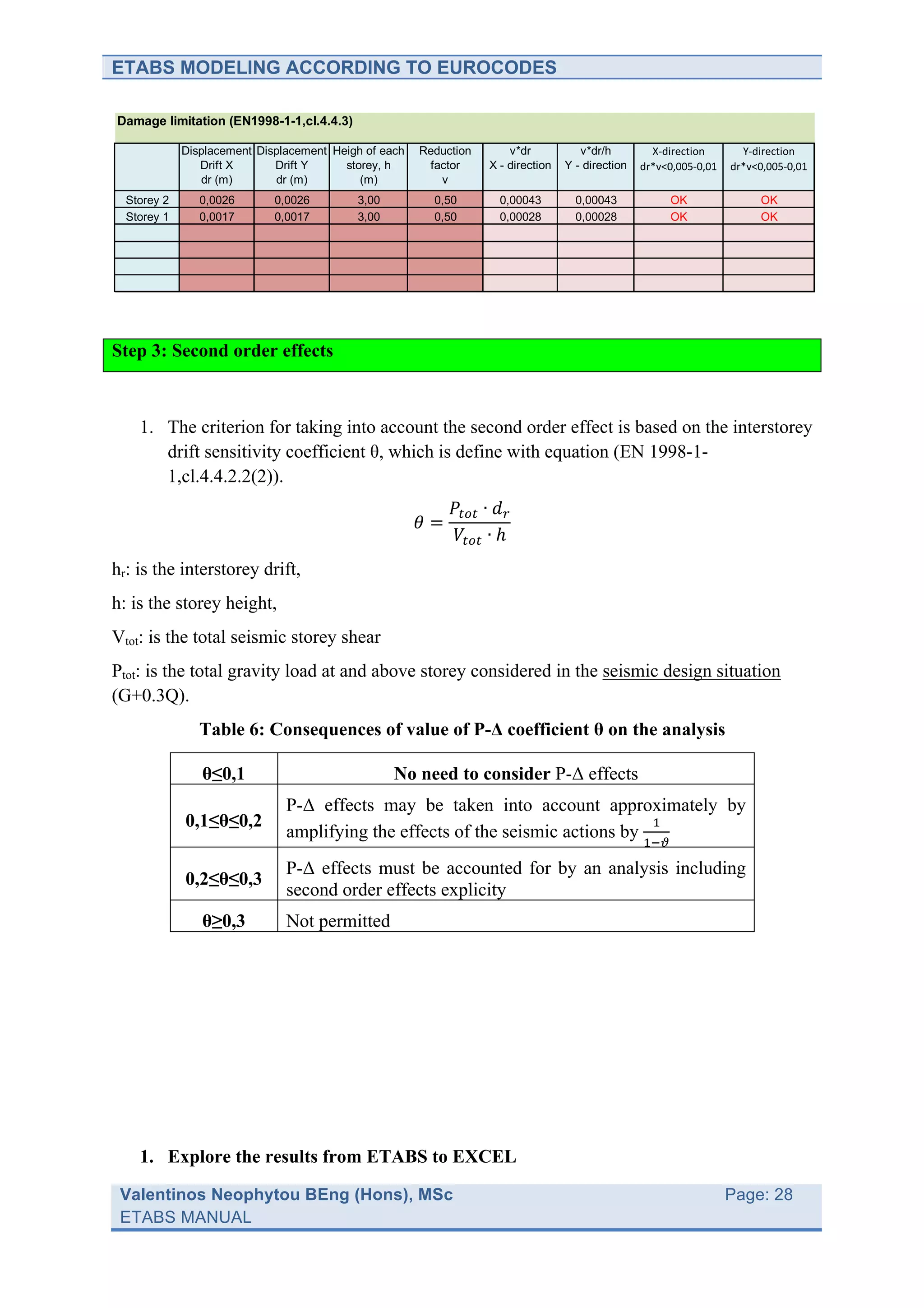 ETABS Modelling | PDF