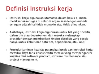 Procedures and work instructions | PPTX