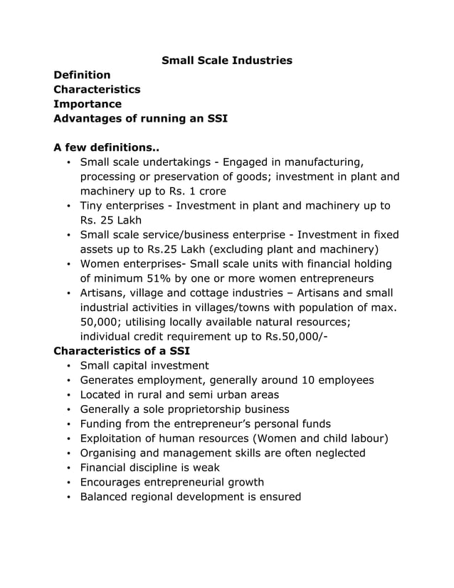 Procedures For Small Scale Industrial Licensing PDF