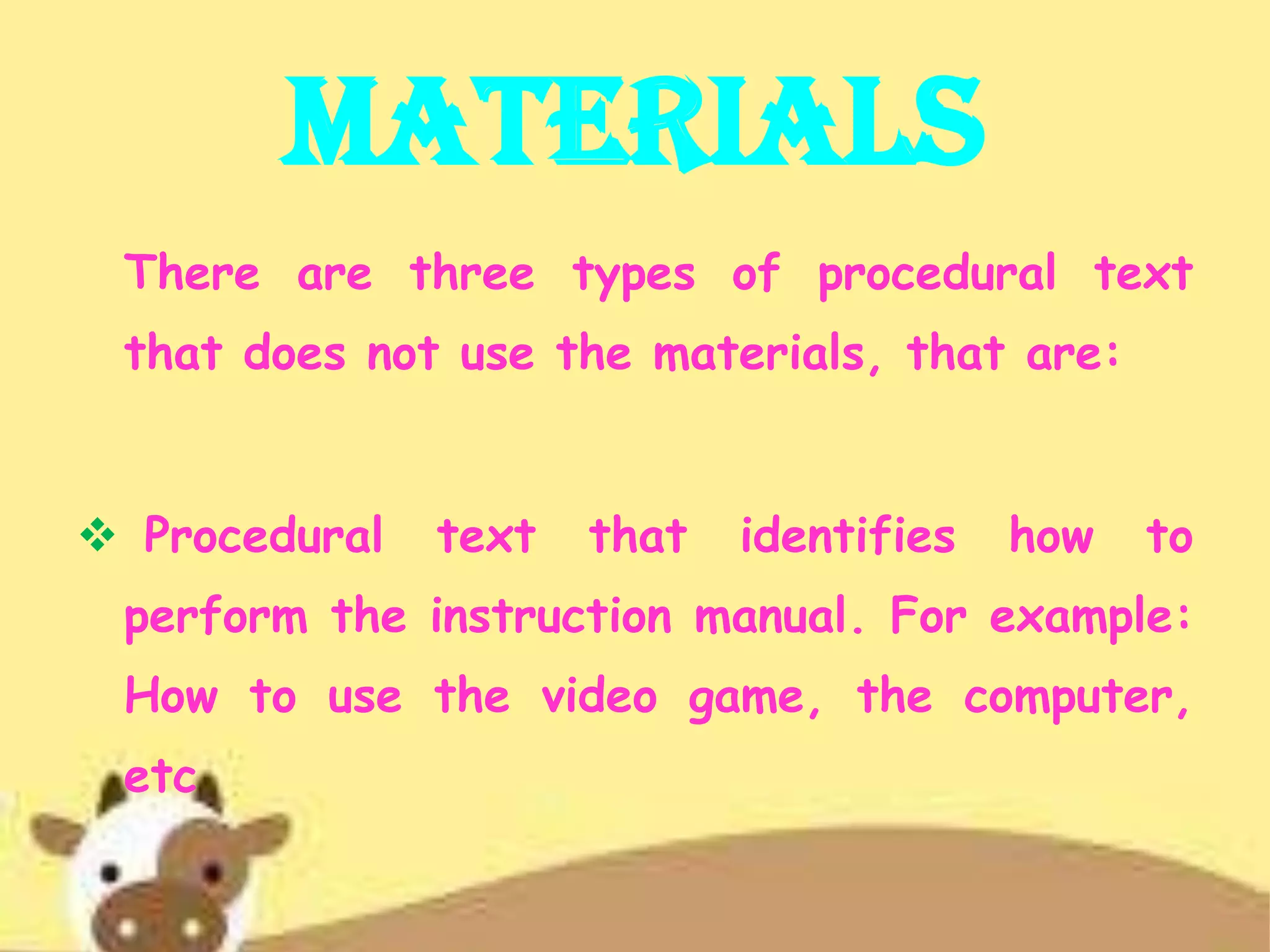 Procedure text | PPTX