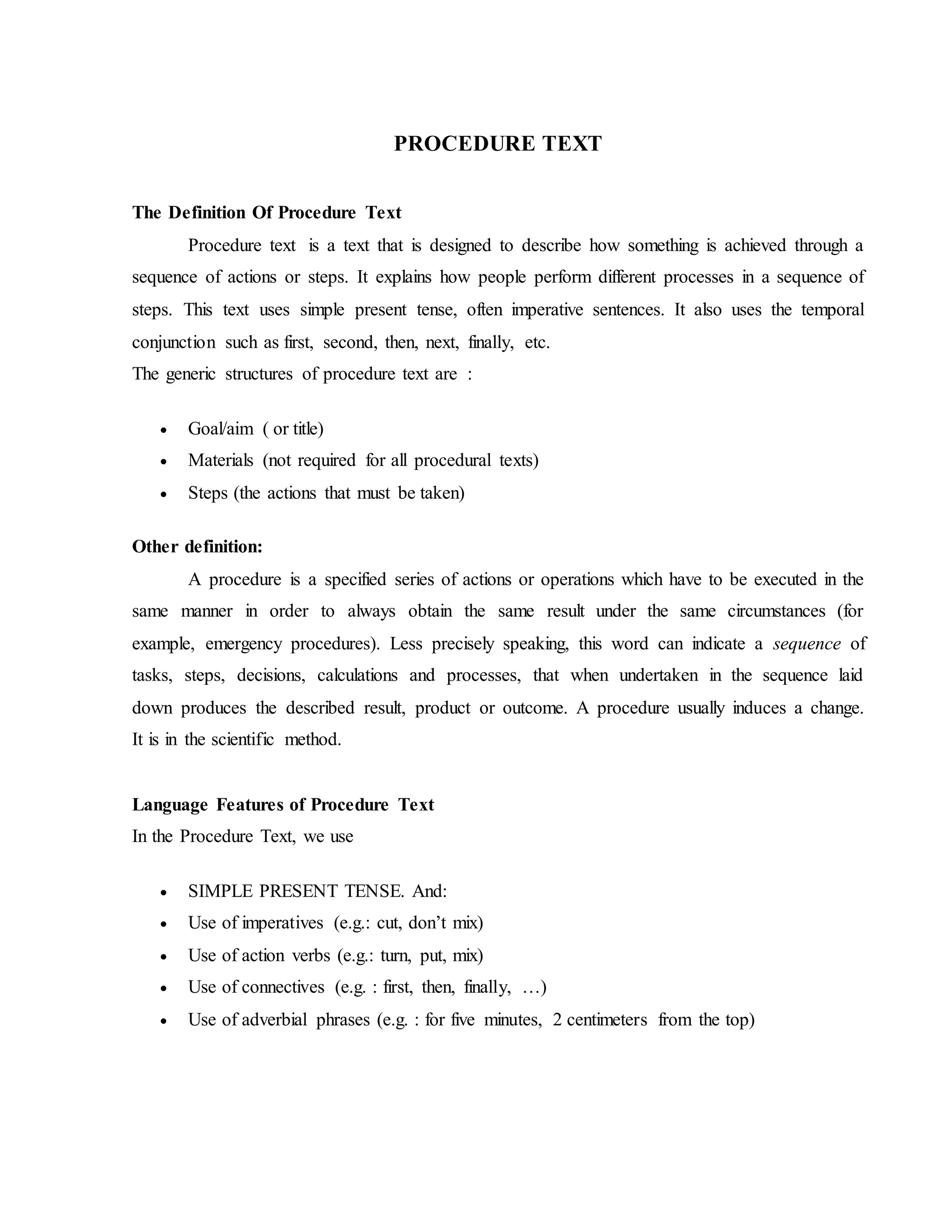 Procedure text | DOCX