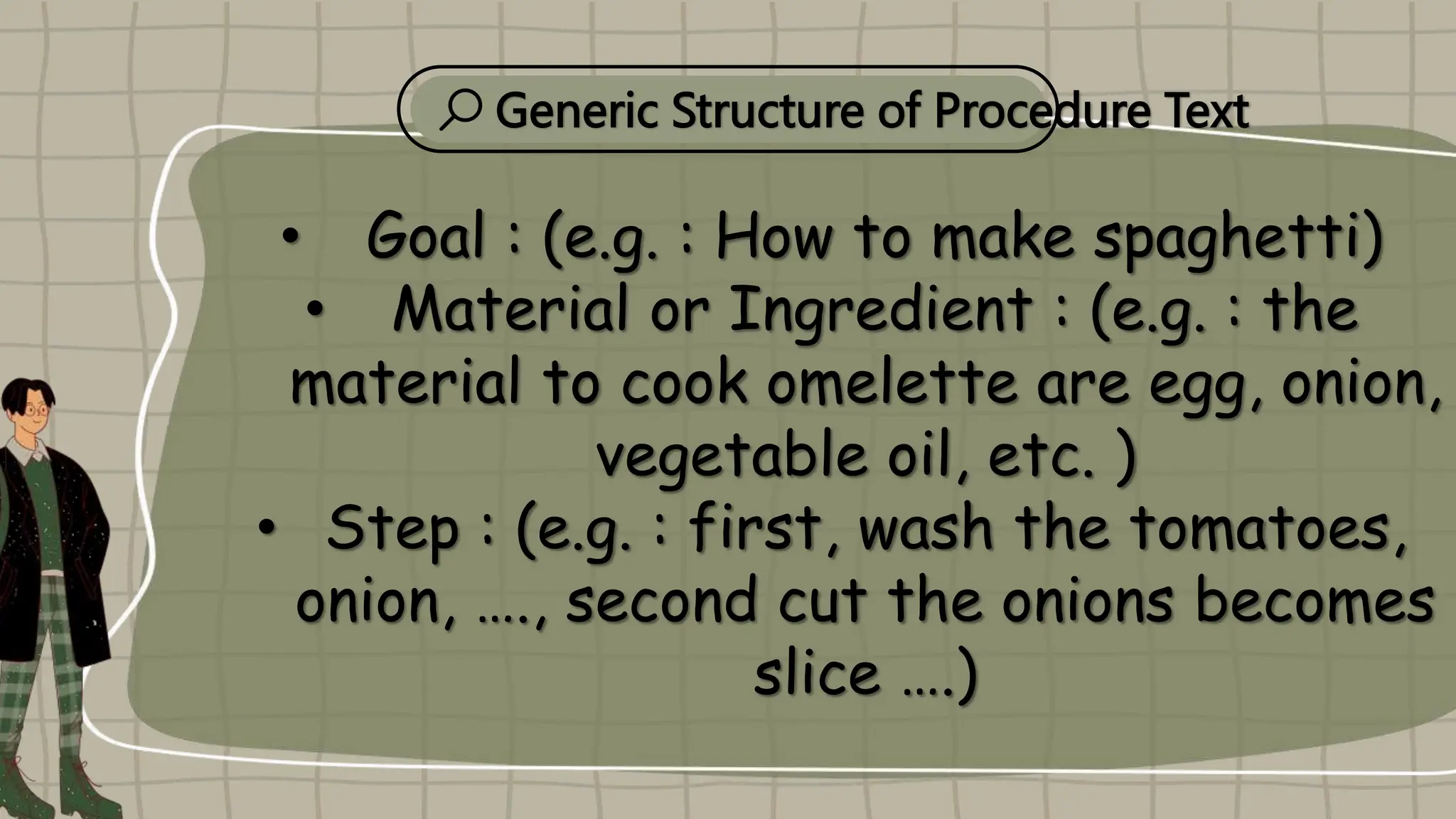 procedure text that wiil help you learn english | PPT