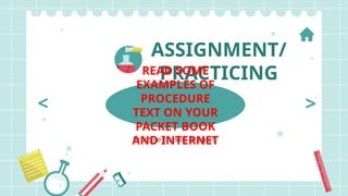 PROCEDURE TEXT explanation and example .pptx