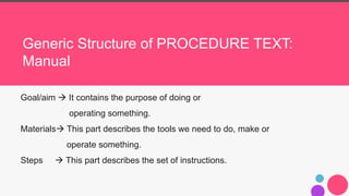 PROCEDURE TEXT (MANUAL).pptx