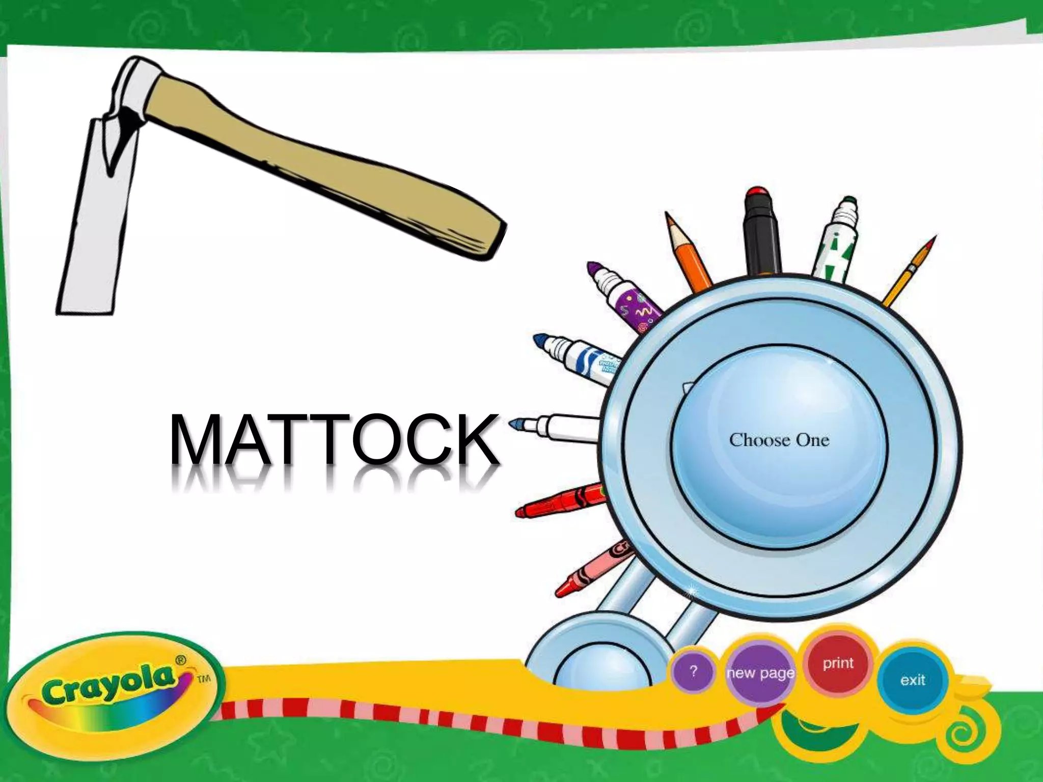 MATTOCK