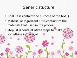 Procedure text | PPT