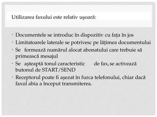 Proceduri specifice de receptie a corespondentei | PPTX