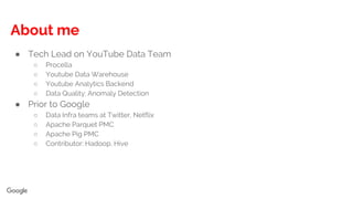 Procella: A fast versatile SQL query engine powering data at Youtube | PPT