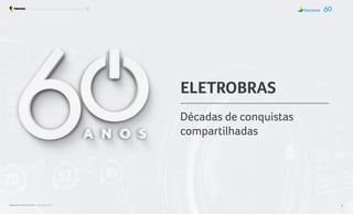 ELETROBRAS
Décadas de conquistas
compartilhadas
Resultados Procel 2022 - Ano Base 2021 9
Programa Nacional de Conservação de Energia Elétrica Eletrobras
 