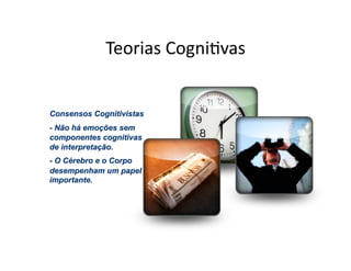 Teorias	
  Cogni,vas	
  
 