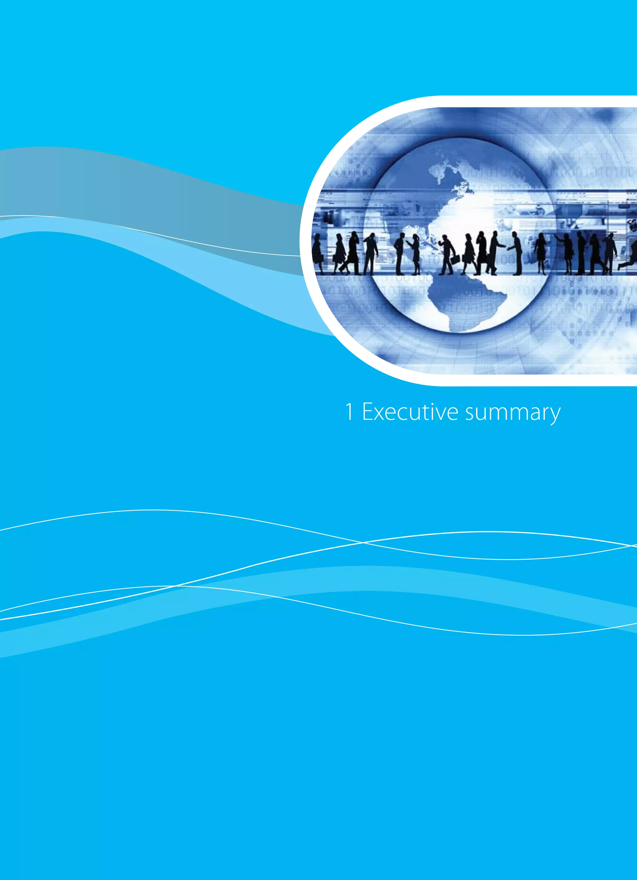 7
1 Executive summary
1 Executive summary
 