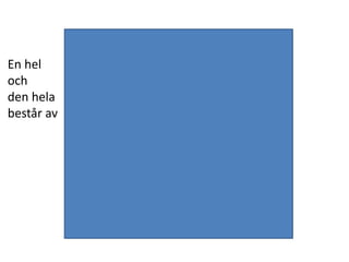 En hel
Inger Bäckström, Burträsk
 