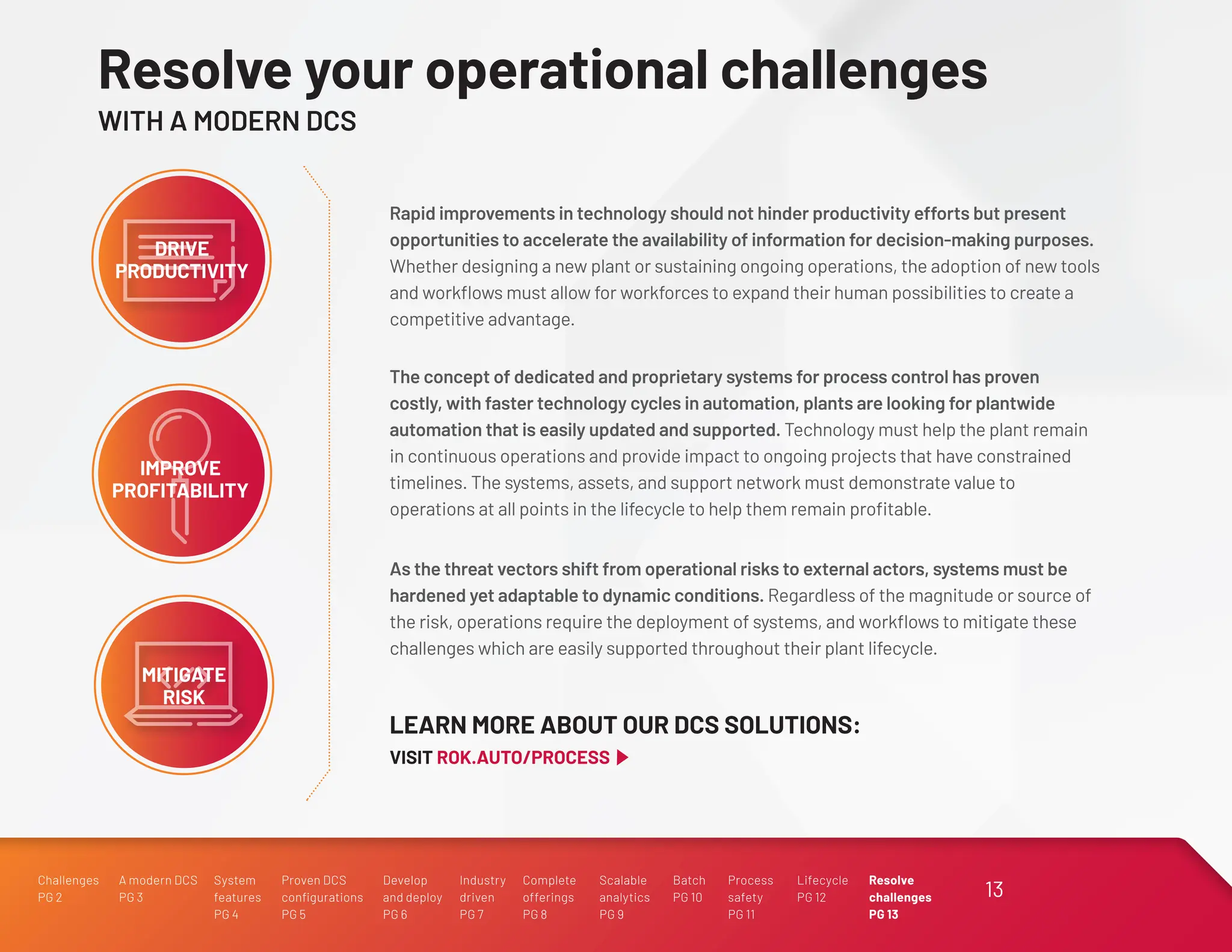 PlantPAX DCS Brochure by Rockwell Automation | PDF