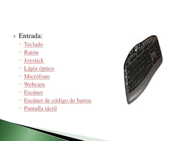 Procesador Memoria Dispositivos De Entrada, Salida Y Almacenamien…