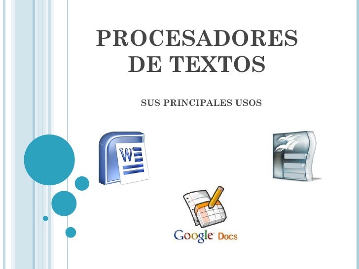 Procesador de textos