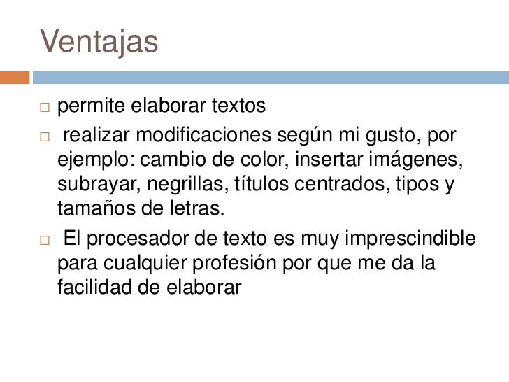 Procesador de textos