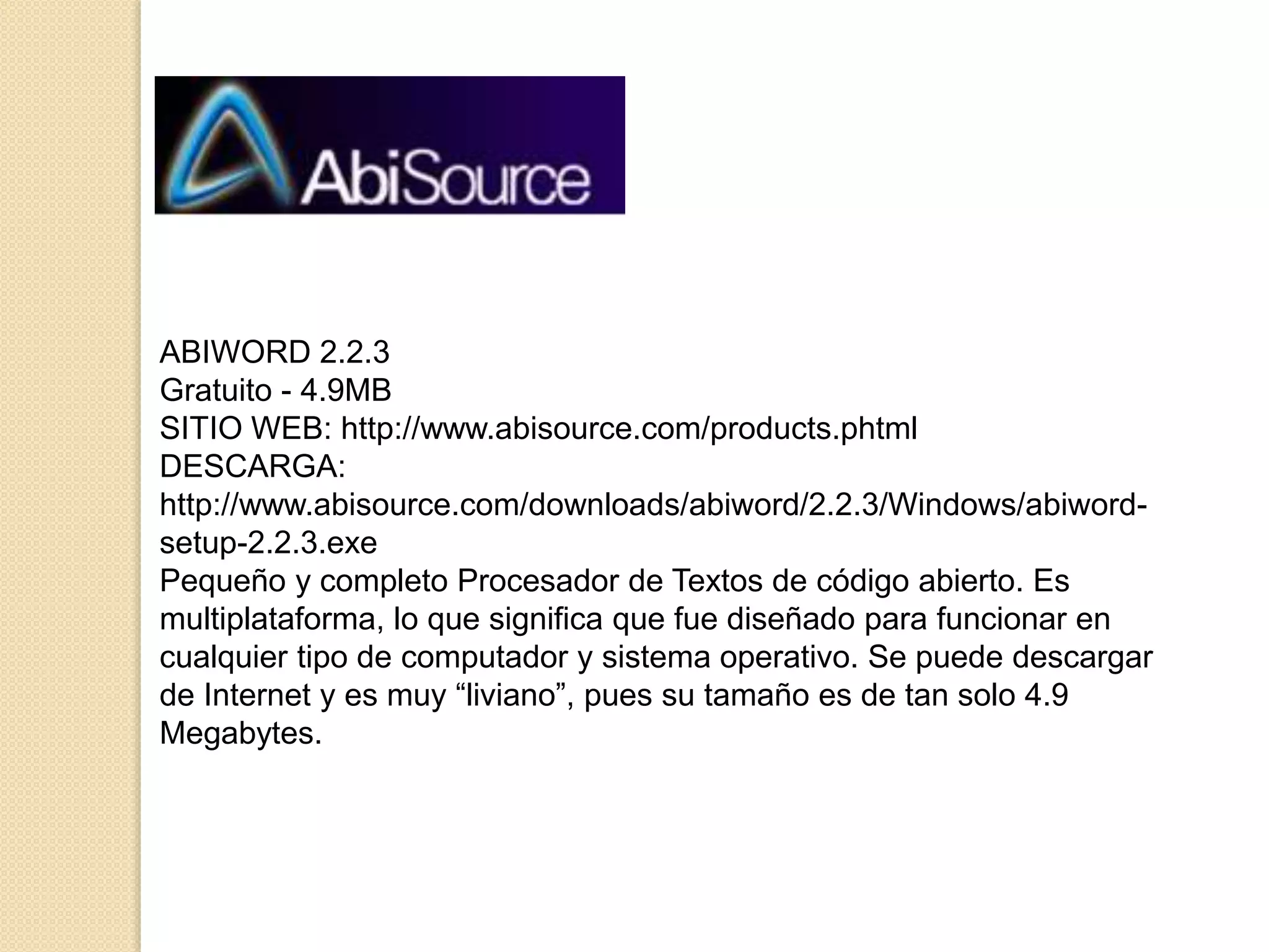 Procesador de textos | PPTX