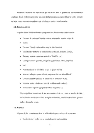 Procesador de textos