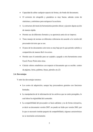 Procesador de textos