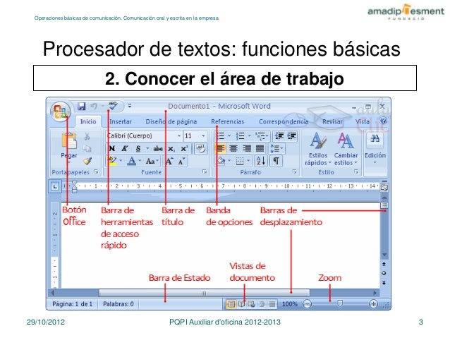 Resultado de imagen para funciones de un procesador de palabras