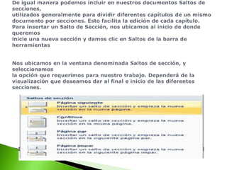 Procesador de textos word