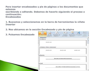 Procesador de textos word