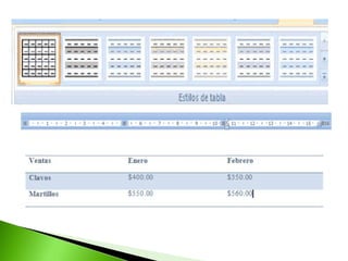 Procesador de textos word