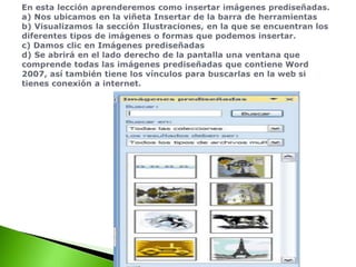 Procesador de textos word