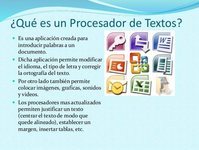 Procesador de Textos Word