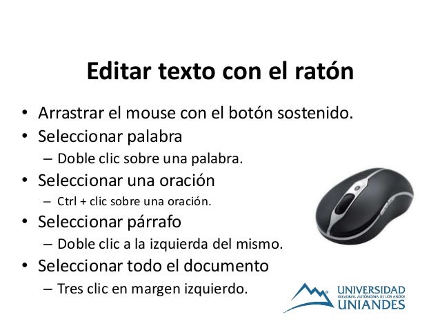 Procesador de textos word 2010