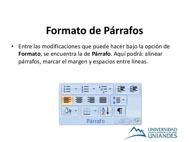 formato ms word