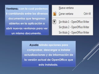 Procesador de texto writer - Apache OpenOffice | PPT
