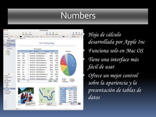 Gnumeric, integrada en Gnome Office.