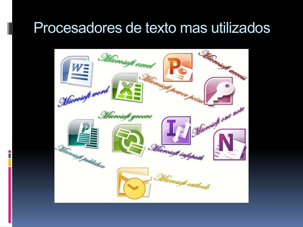 Procesadores de texto,hoja de calculo, graficadores