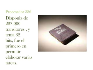 Procesadores intel | PPTX