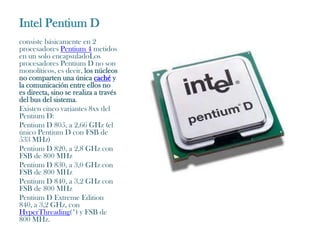 Procesadores intel | PPTX
