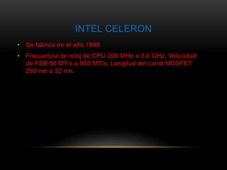 Procesadores intel | PPTX