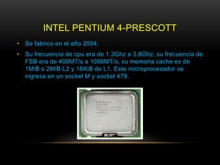Procesadores intel | PPTX