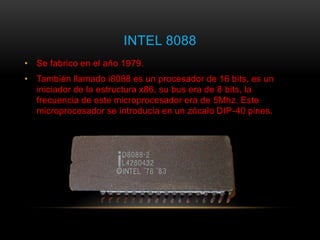 Procesadores intel | PPTX