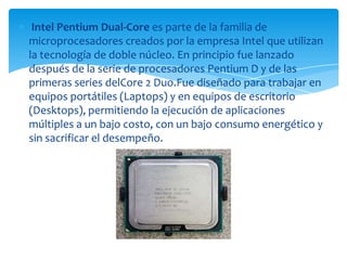 Procesadores intel | PPTX