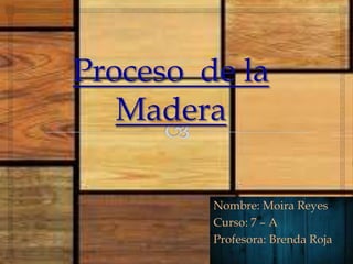 Nombre: Moira Reyes
Curso: 7 – A
Profesora: Brenda Roja
 
