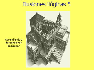 Ilusiones ilógicas 5 Ascendiendo y descendiendo de Escher 
