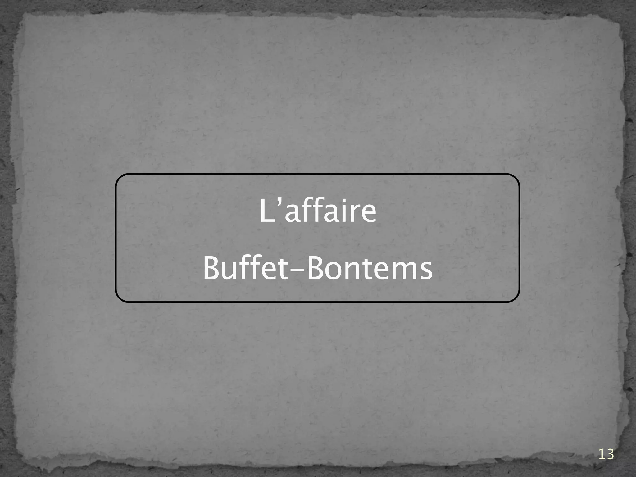 Procès bontems buffet