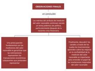 Valor Razonable Valor Razonable | PPT