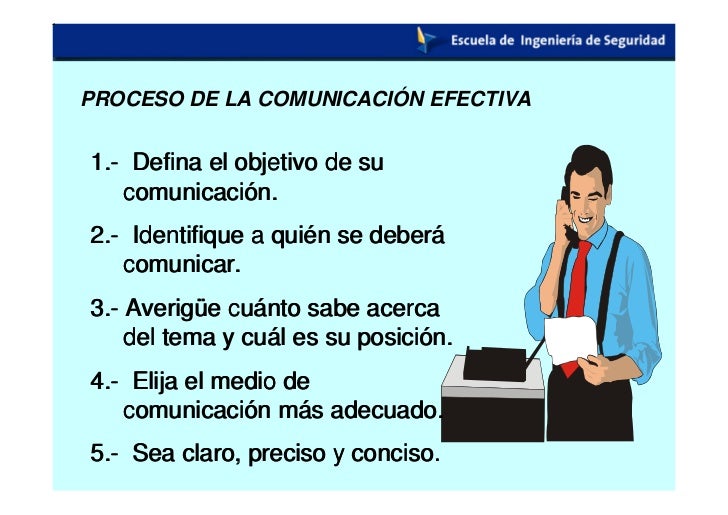 Proceso De Comunicacion Eficaz