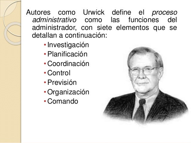 Proceso administrativo