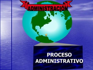 ADMINISTRACIÓN,[object Object],PROCESO ADMINISTRATIVO,[object Object]
