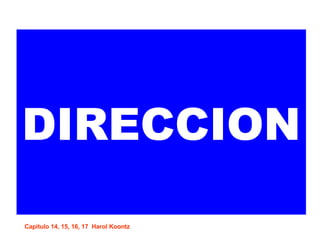 DIRECCION Capitulo 14, 15, 16, 17  Harol Koontz 