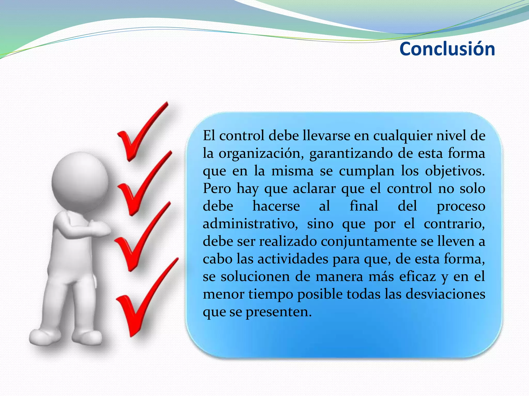 Proceso administrativo, control | PPT