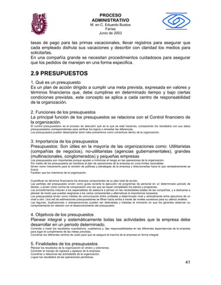 Proceso administrativo y planeacion | PDF